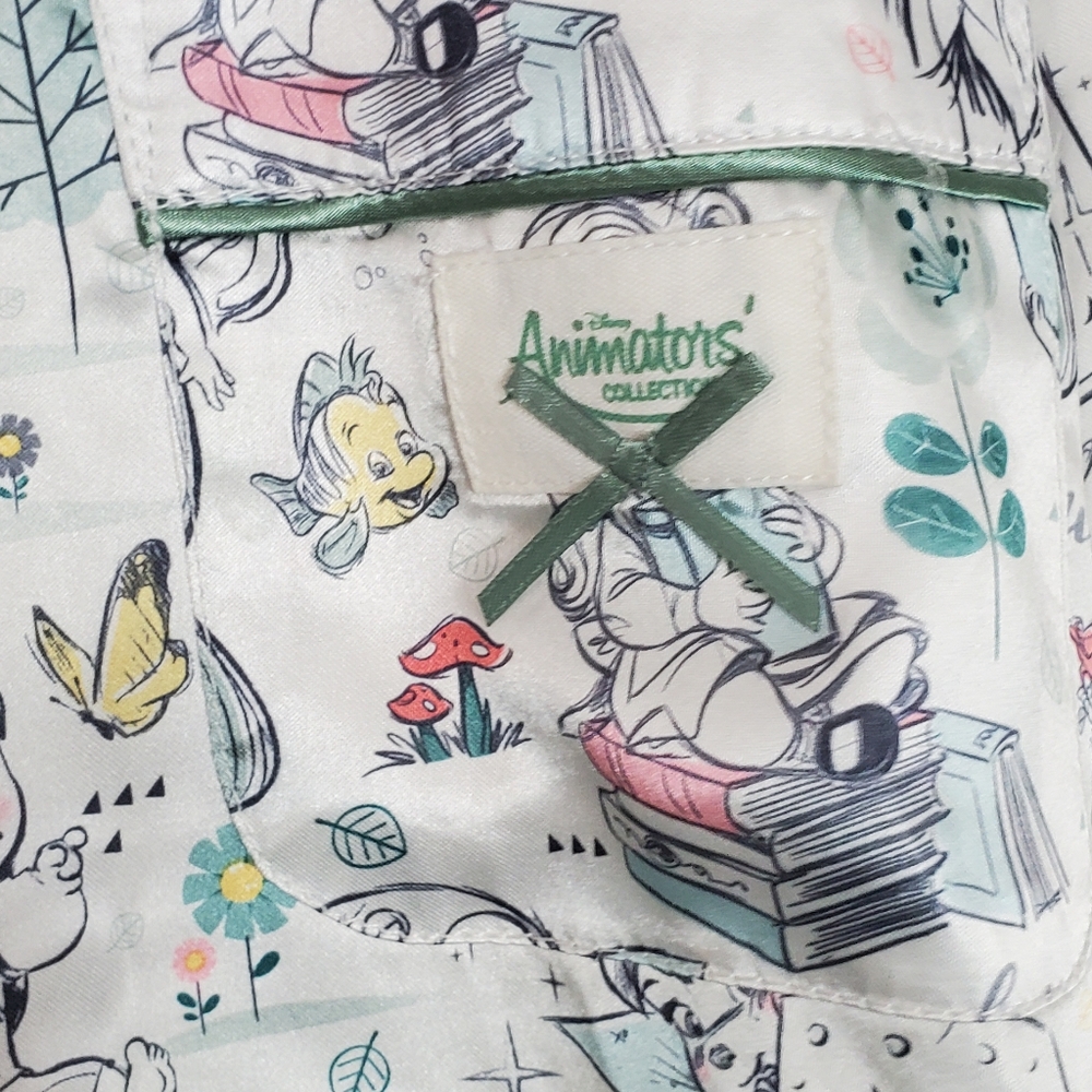 Nwt Disney XS animators collection night gown sketch tinkerbell princess Womens - Picture 6 of 9
